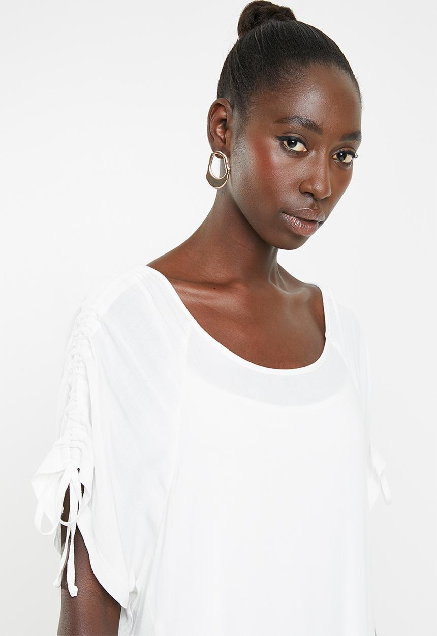 AMANDA LAIRD CHERRY - Siphosethu dress - cream