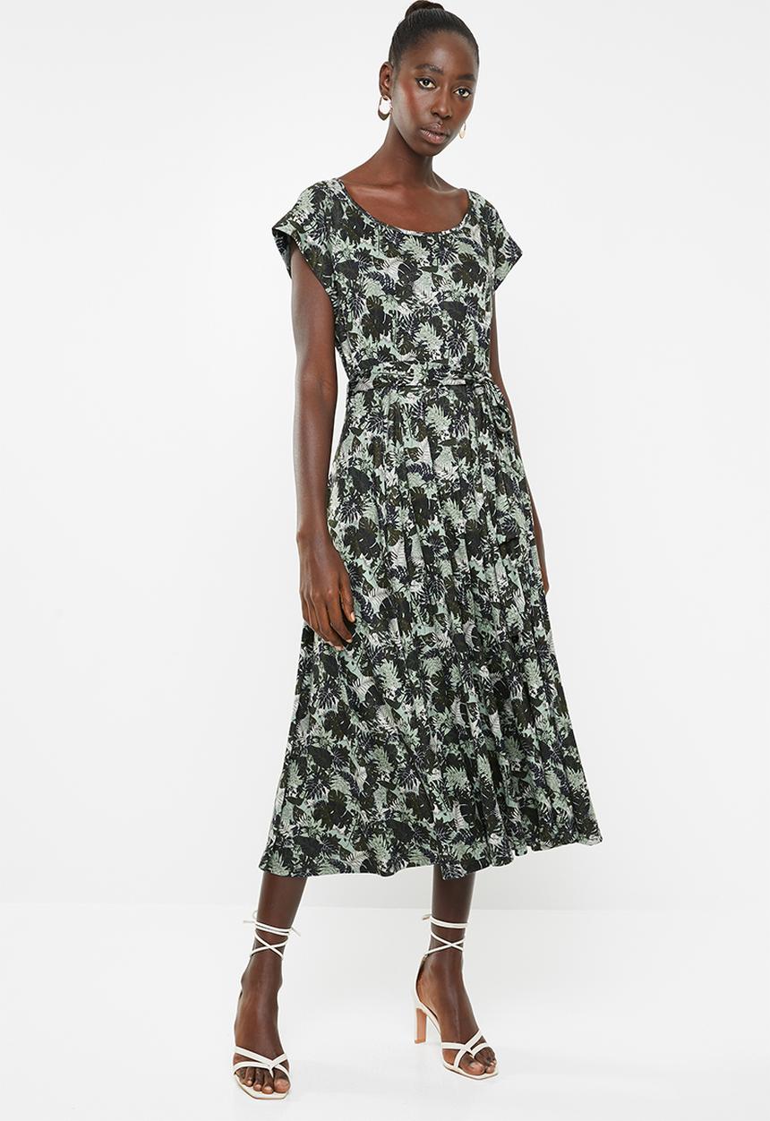 AMANDA LAIRD CHERRY - Alessa dress - olive