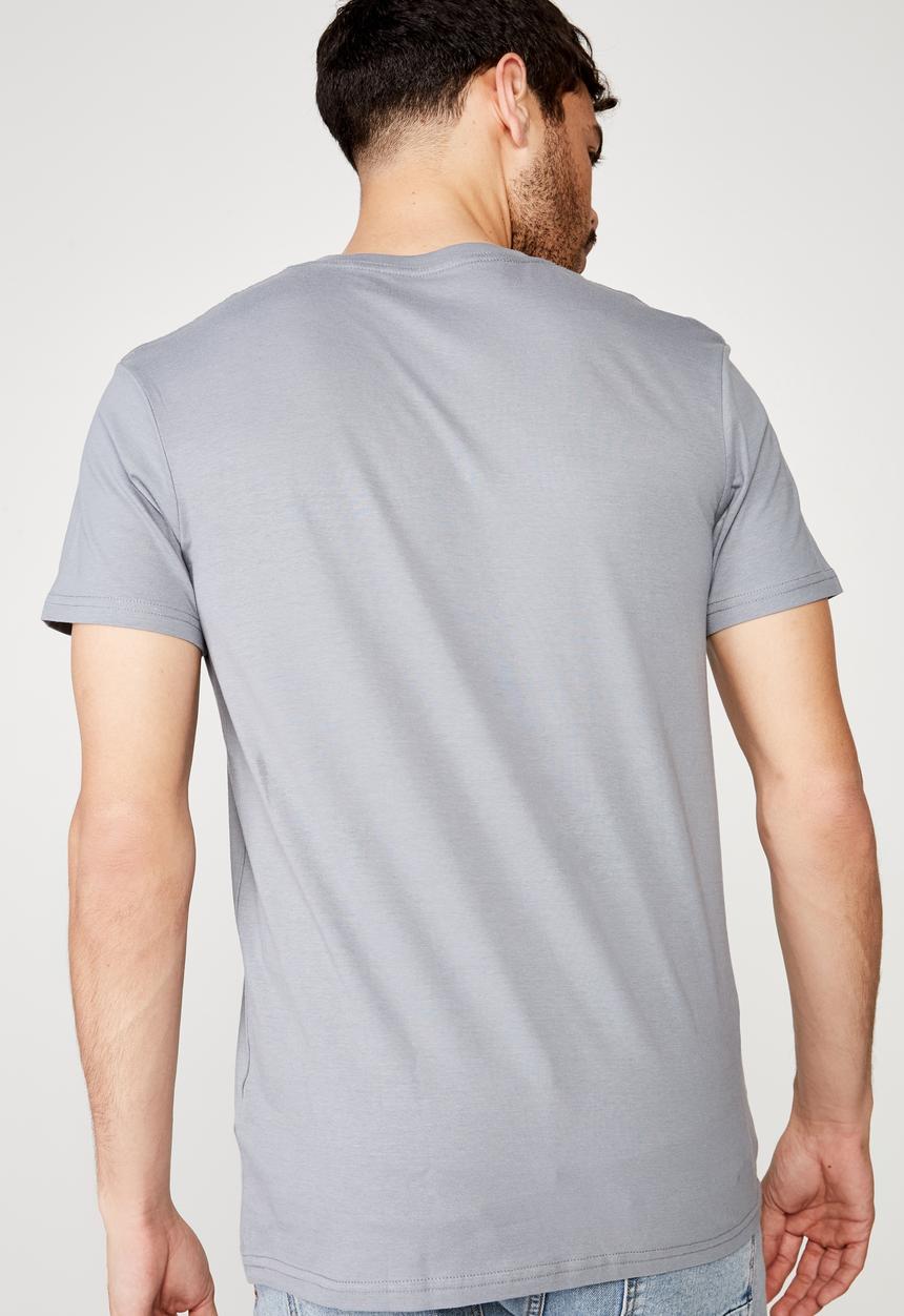 Cotton On - Essential v-neck tee - blue