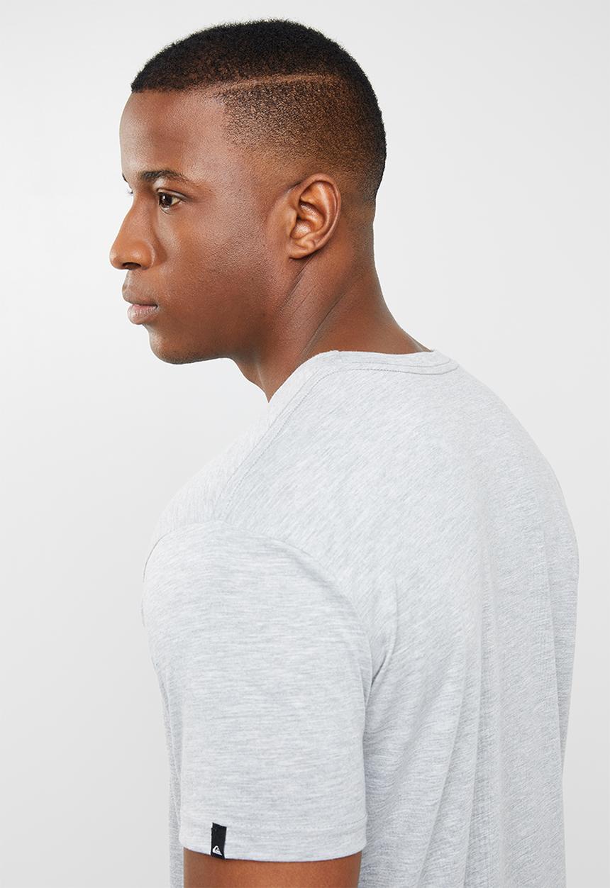 Quiksilver - Comp logo short sleeve tee - grey