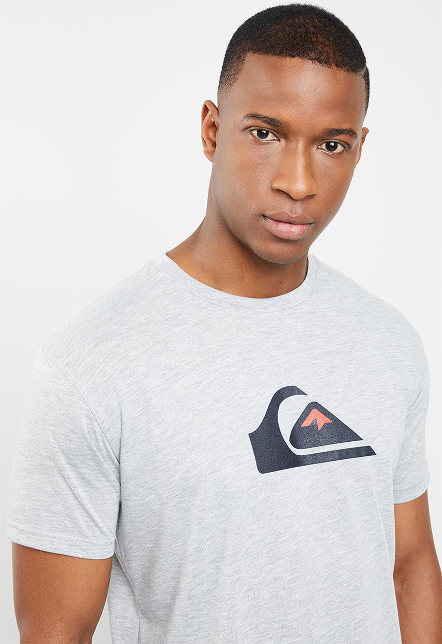 Quiksilver - Comp logo short sleeve tee - grey