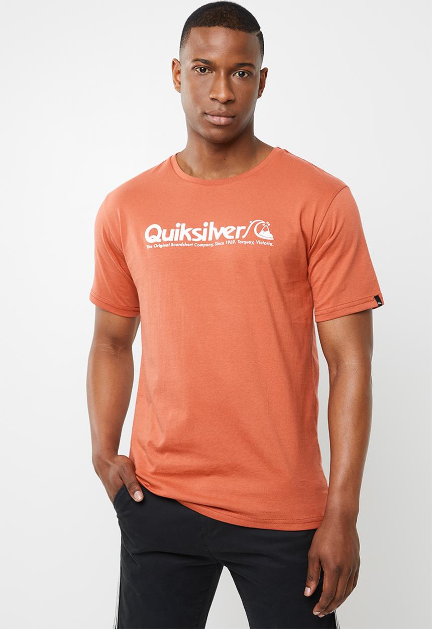Quiksilver - Modern legends short sleeve tee - orange