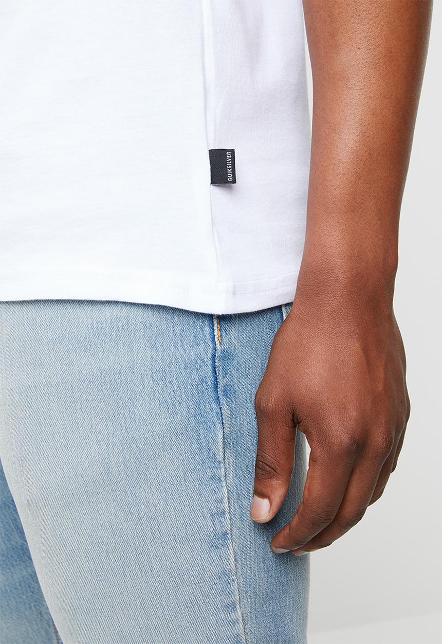 Quiksilver - Custom prints short sleeve tee - white