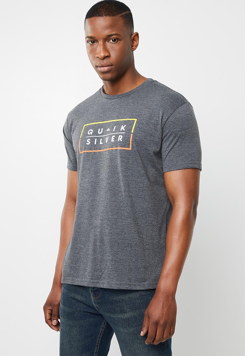 Quiksilver - Clued up mod short sleeve tee - charcoal