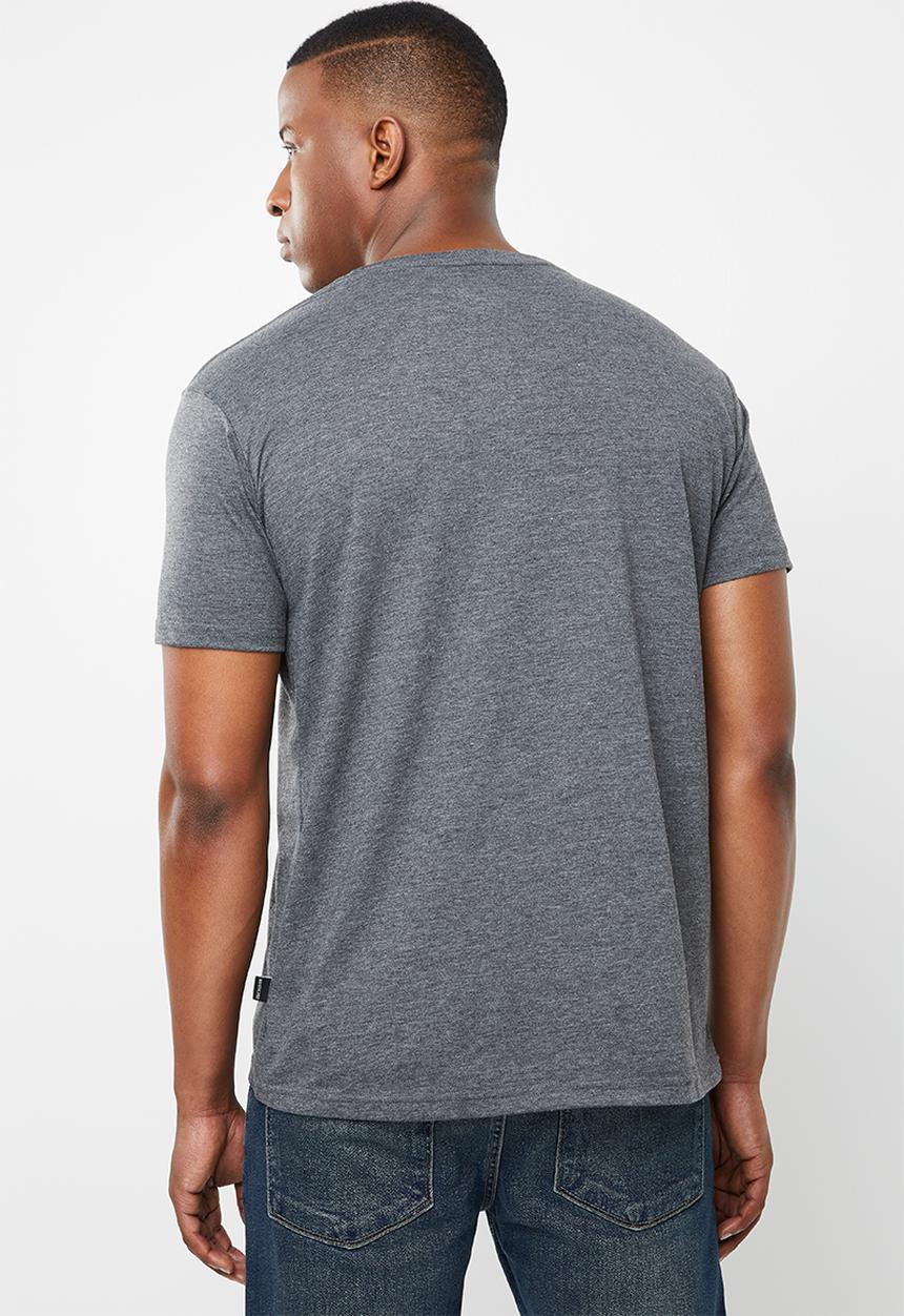 Quiksilver - Clued up mod short sleeve tee - charcoal