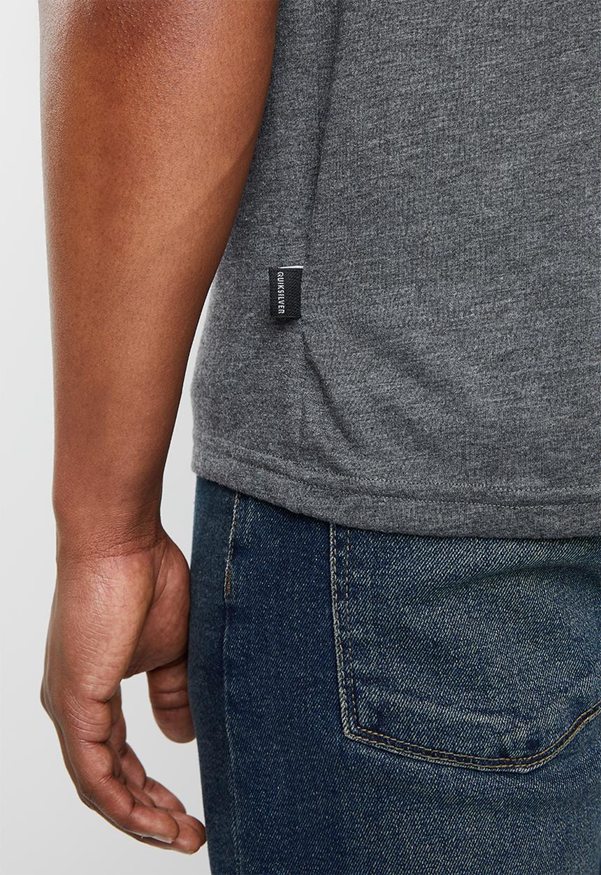 Quiksilver - Clued up mod short sleeve tee - charcoal
