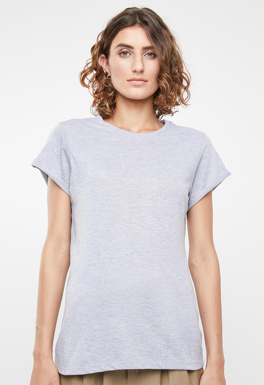 edit - 2 pack round neck tees - pink & grey
