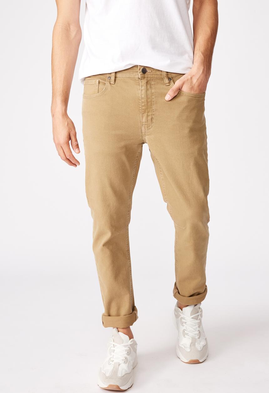 Cotton On - Tapered leg jeans - brown 