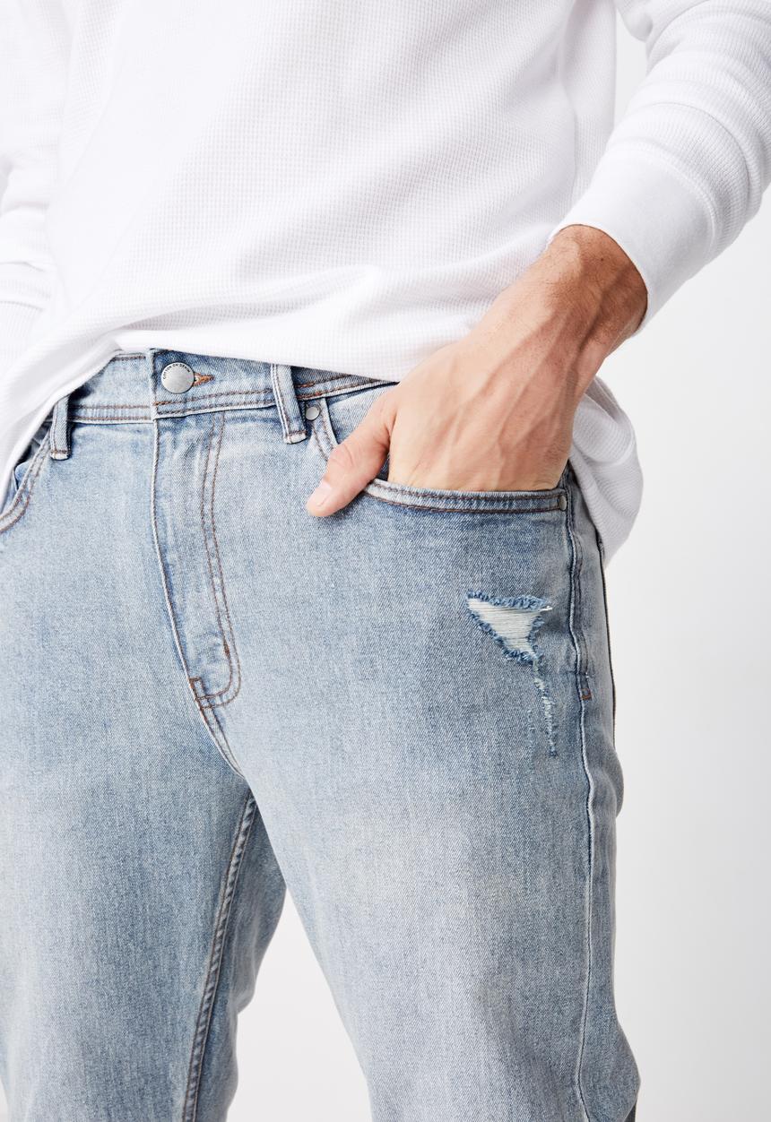 Cotton On - Tapered leg jeans - blue