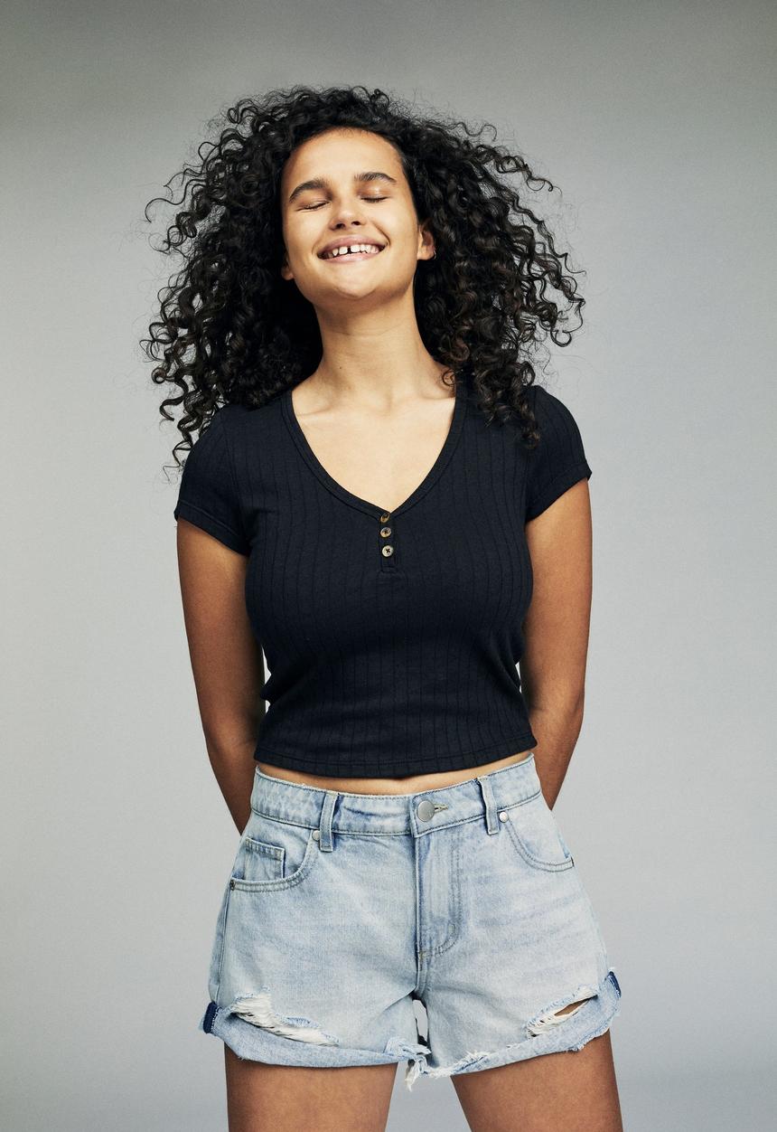 Cotton On - Mid rise Saturday - blue