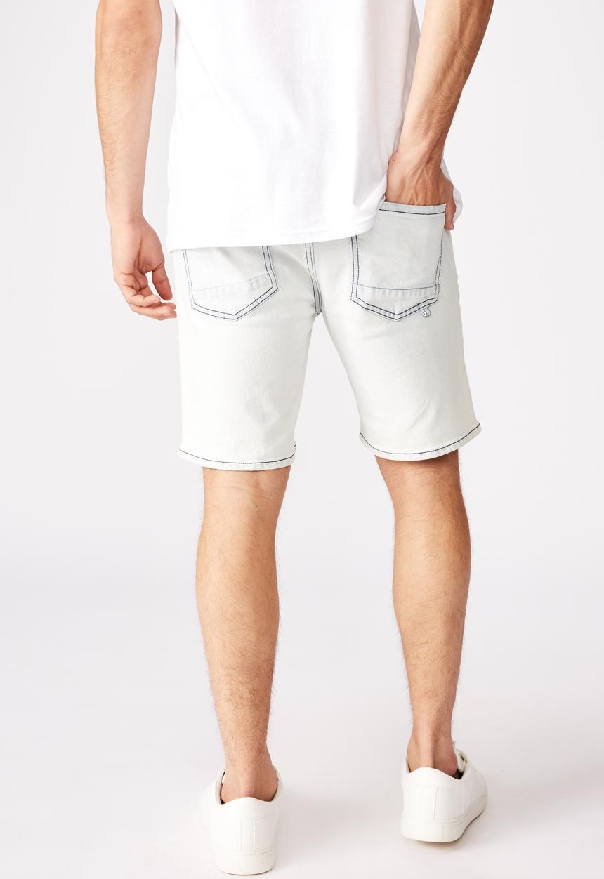 Cotton On - Straight leg shorts - blue