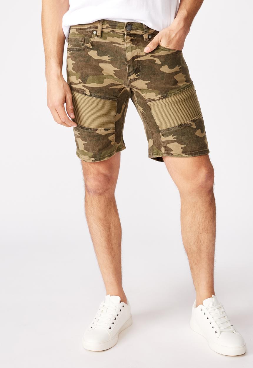 Cotton On - Straight leg shorts - khaki 