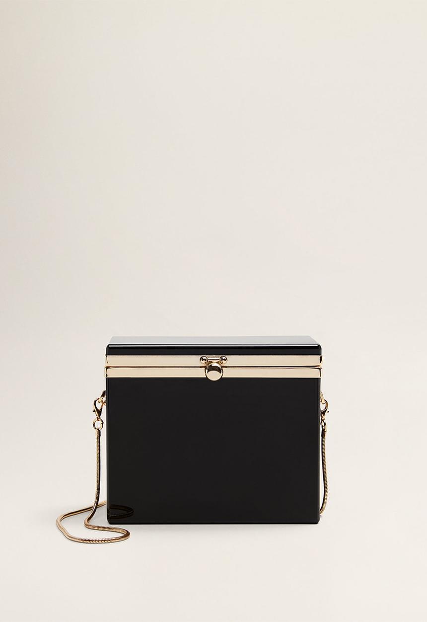 MANGO - Methacrylate coffer bag - black