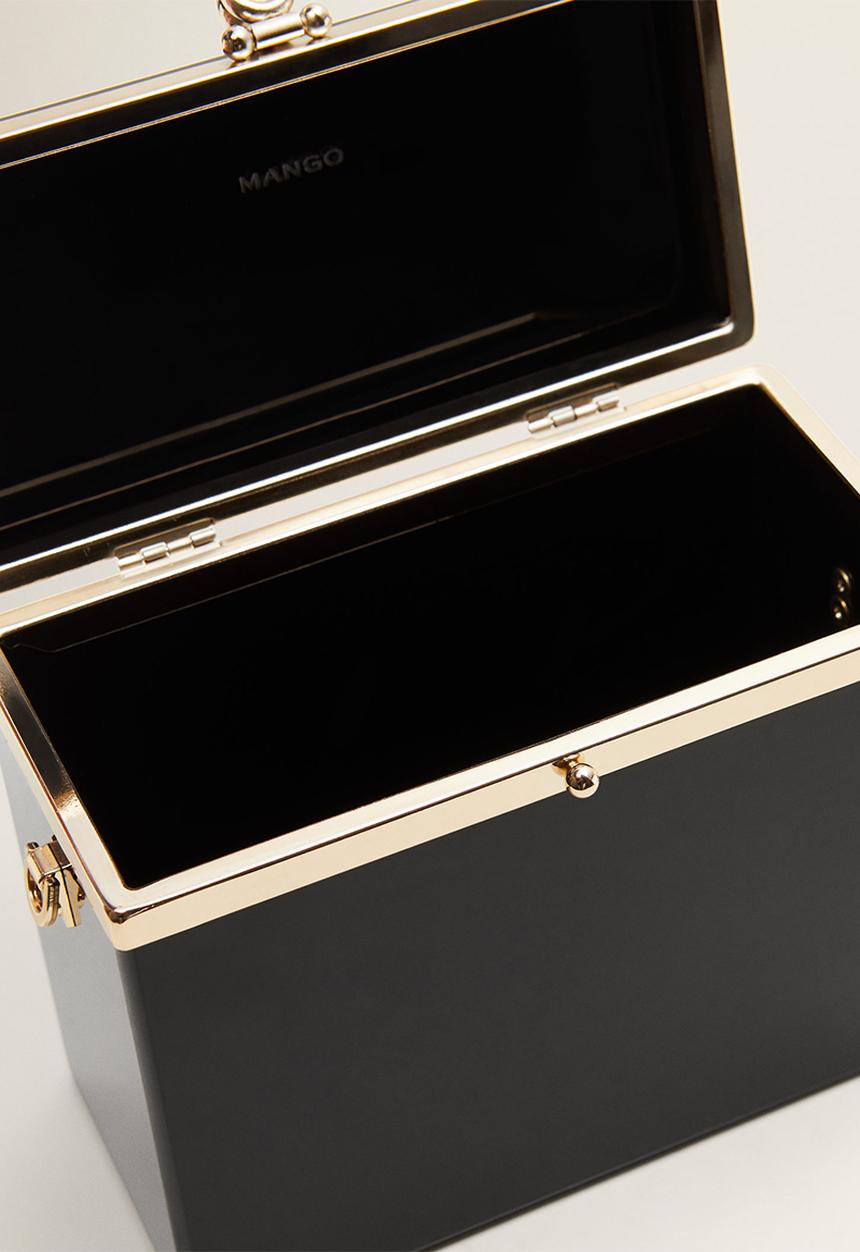 MANGO - Methacrylate coffer bag - black