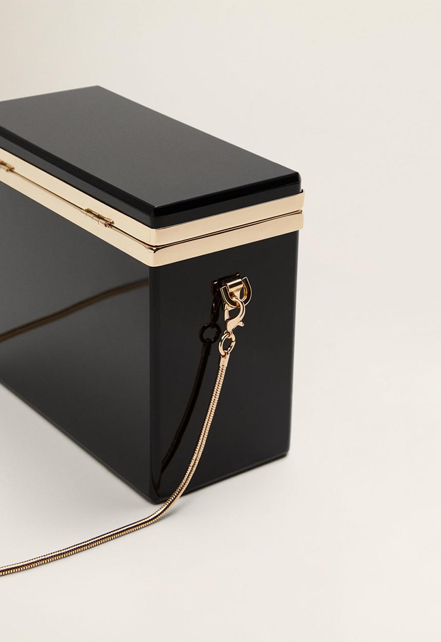 MANGO - Methacrylate coffer bag - black