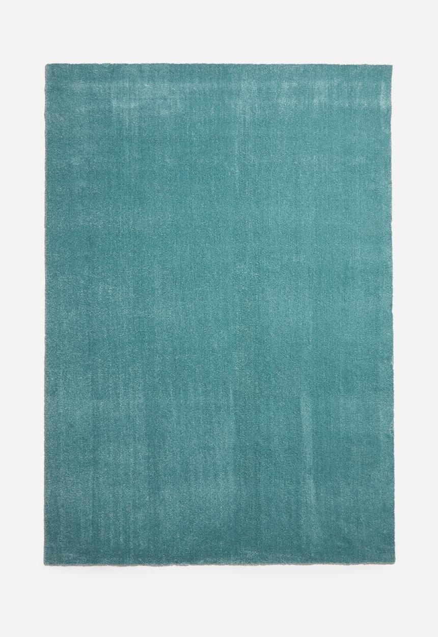 Sixth Floor - Shaggy feel rug - duck egg