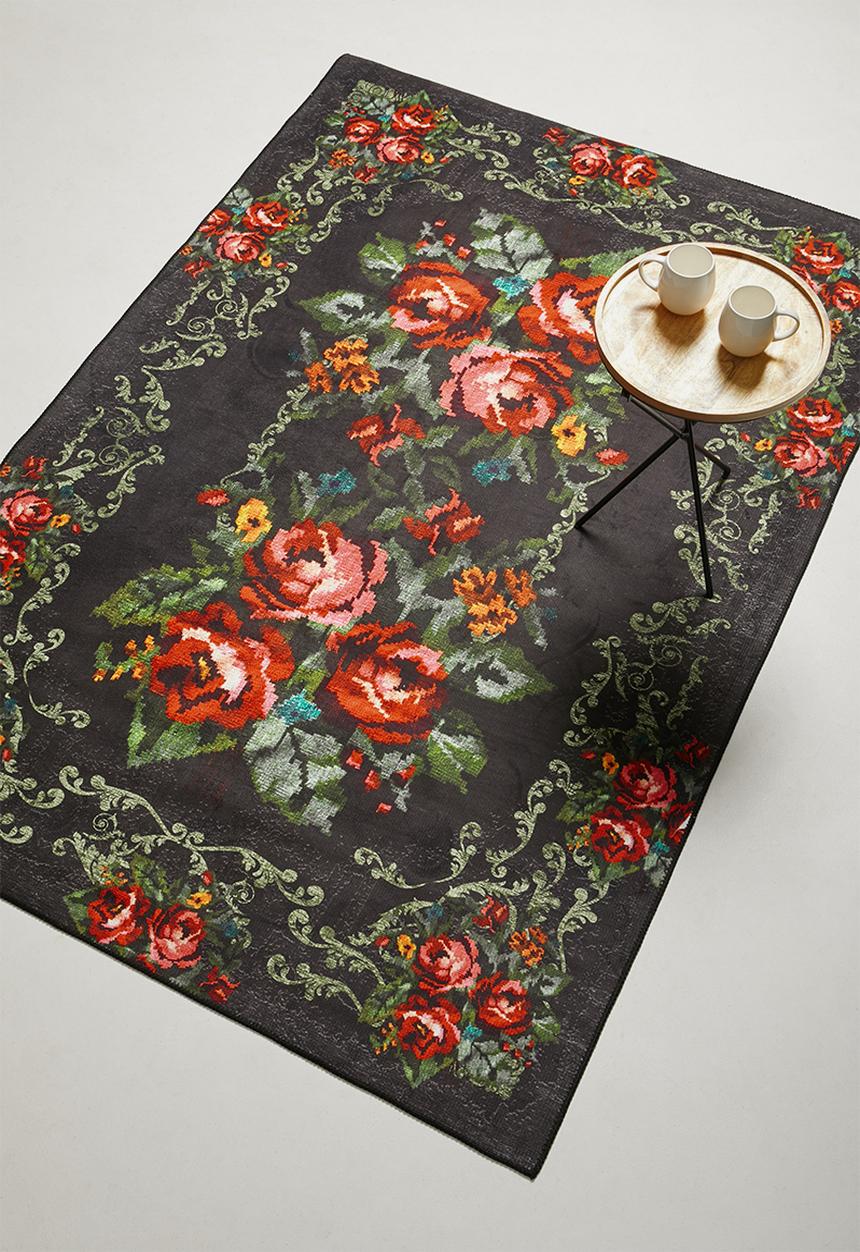 Hertex Haus - Gypsy romance rug - rose