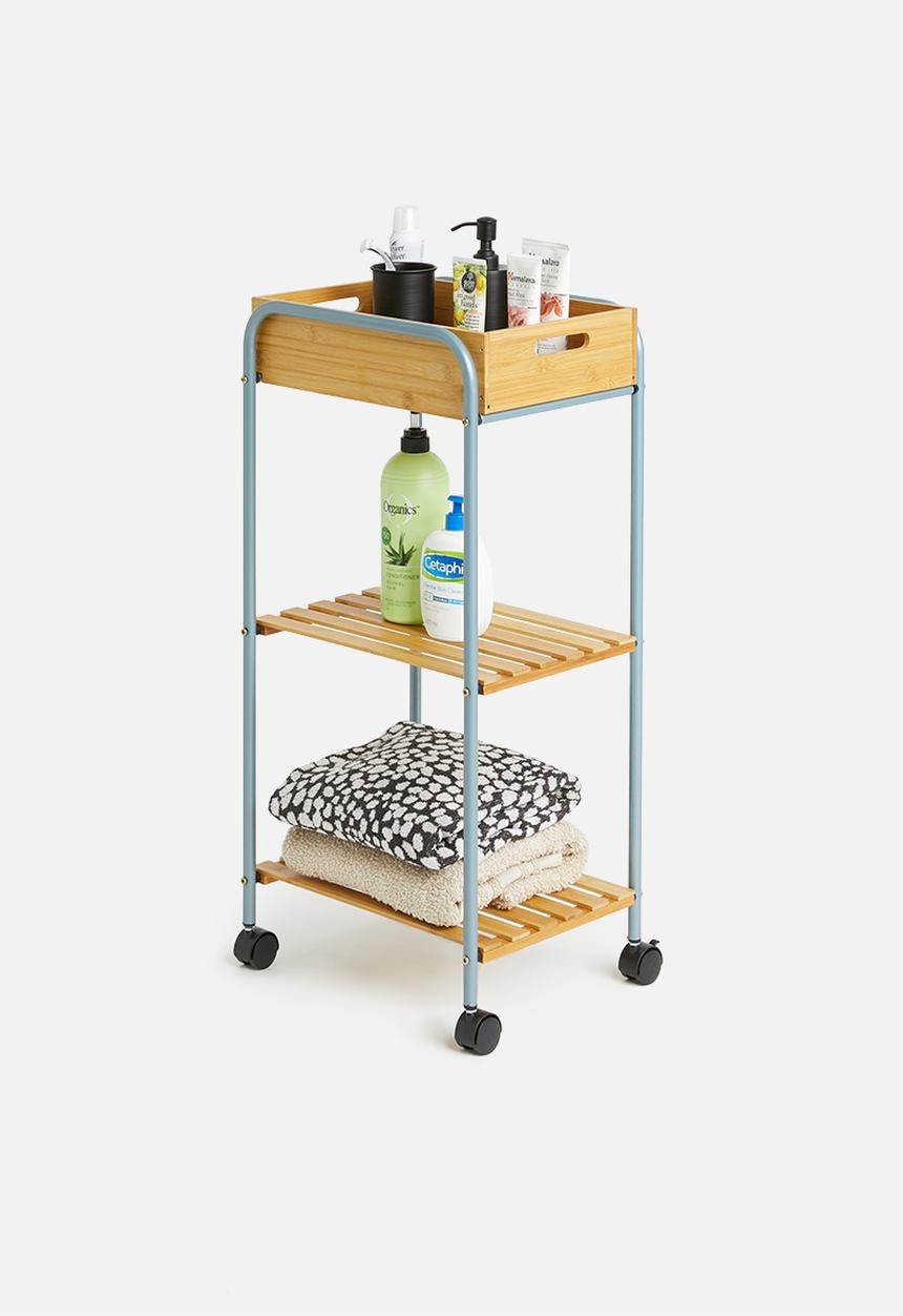 Storage Solutions - Bamboo trolley - natural