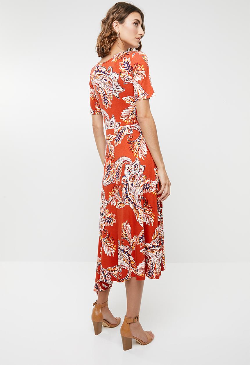 edit - Asymmetrical dress - print