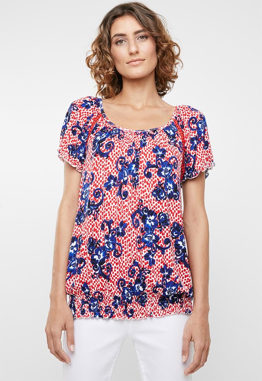 edit - Crochet inset top - multi 