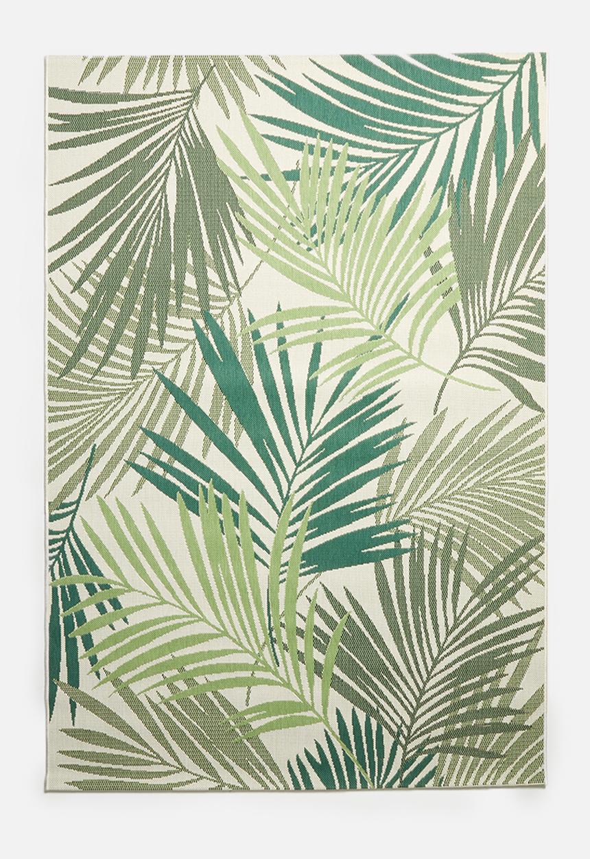 Sixth Floor - Borneo woven outdoor rug - green