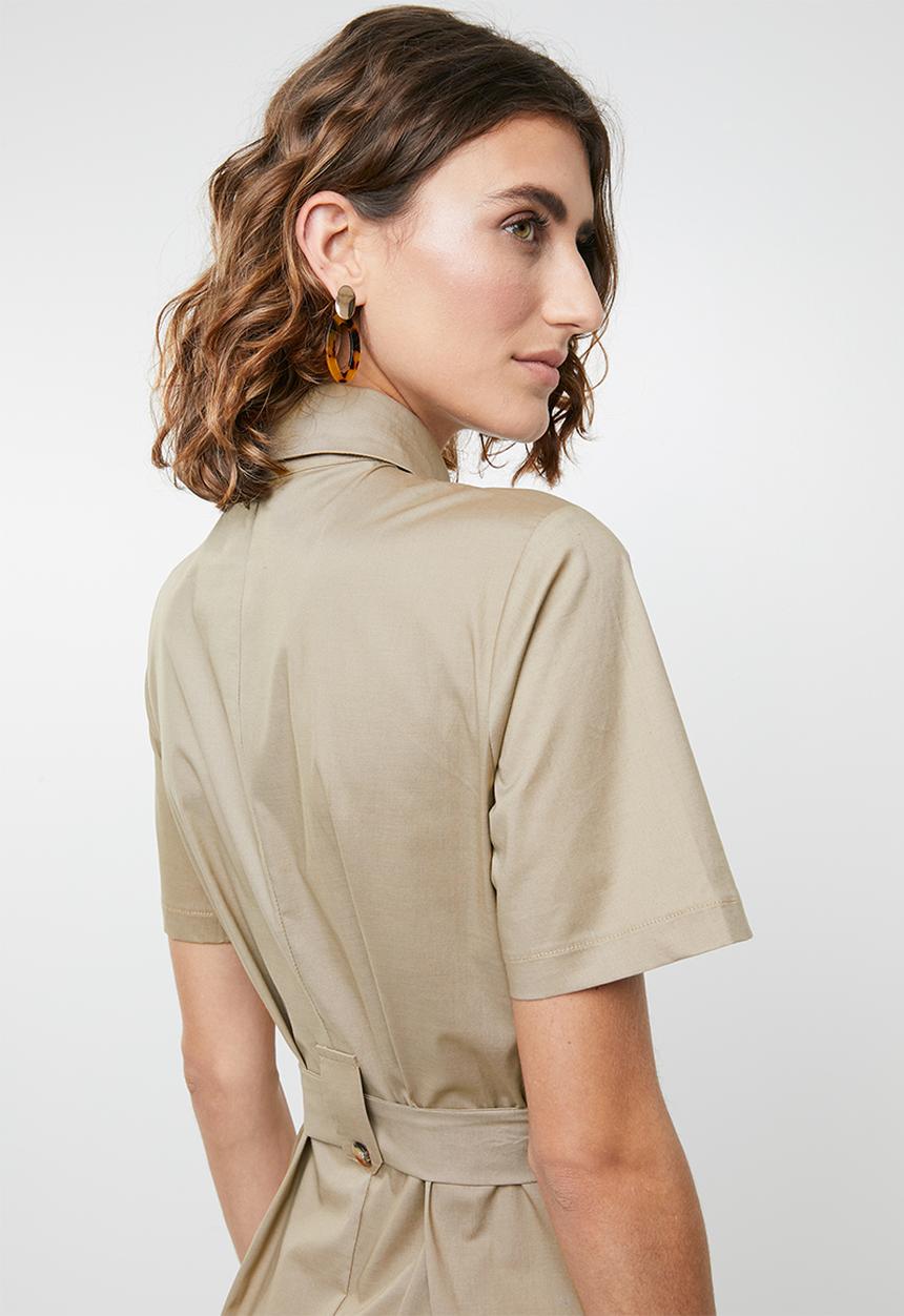edit - Utility dress - khaki