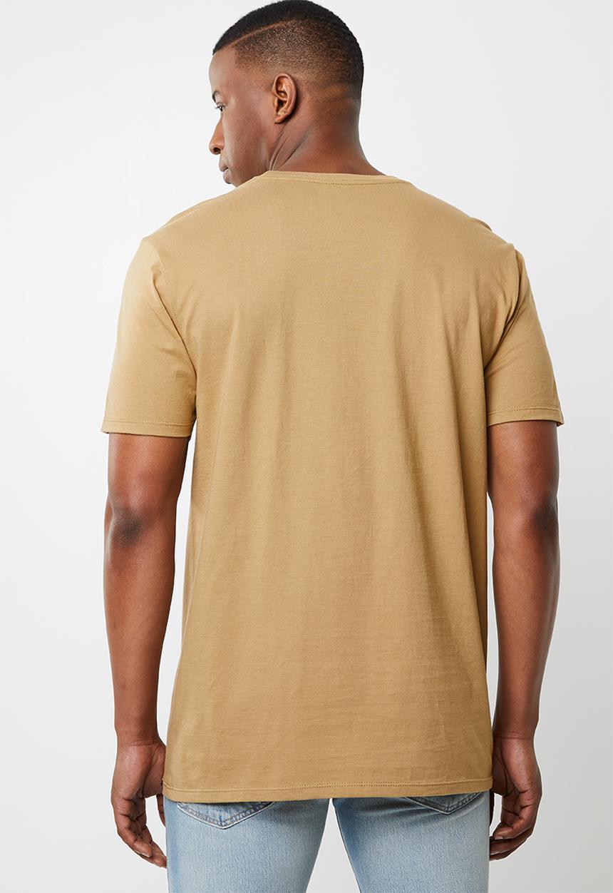 Hurley - One & only small box short sleeve tee - beige