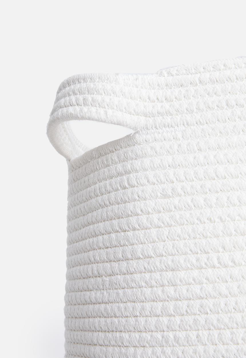 Sixth Floor - Cotton rope laundry basket - grey