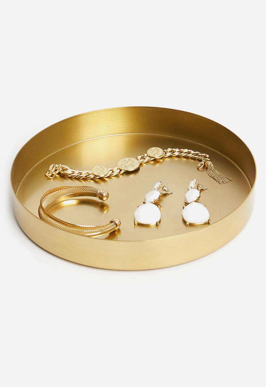 Sixth Floor - Sofia tray - gold