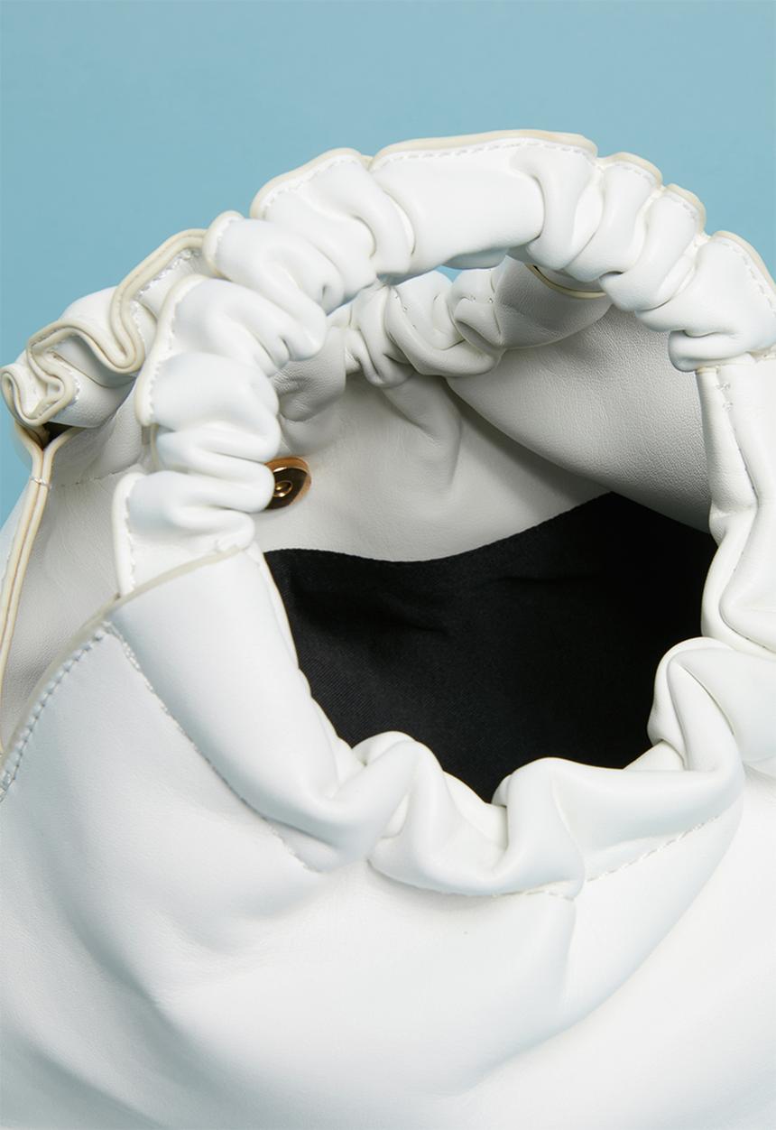 Superbalist - Clayton rouched handle bag - white