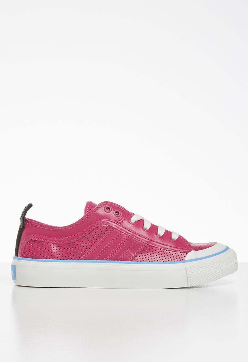 Diesel  - S-astico low logo - fuschia rose