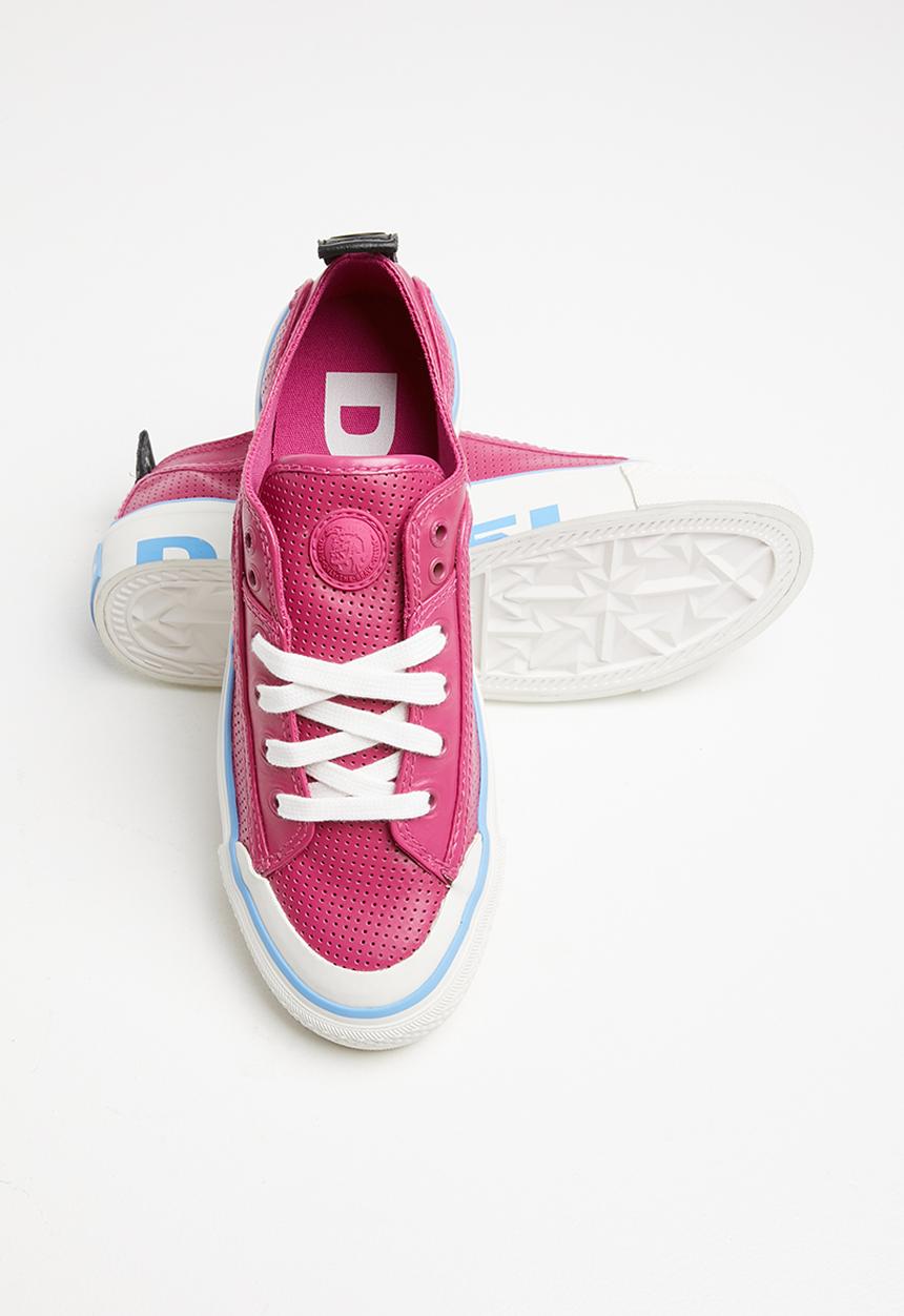 Diesel  - S-astico low logo - fuschia rose