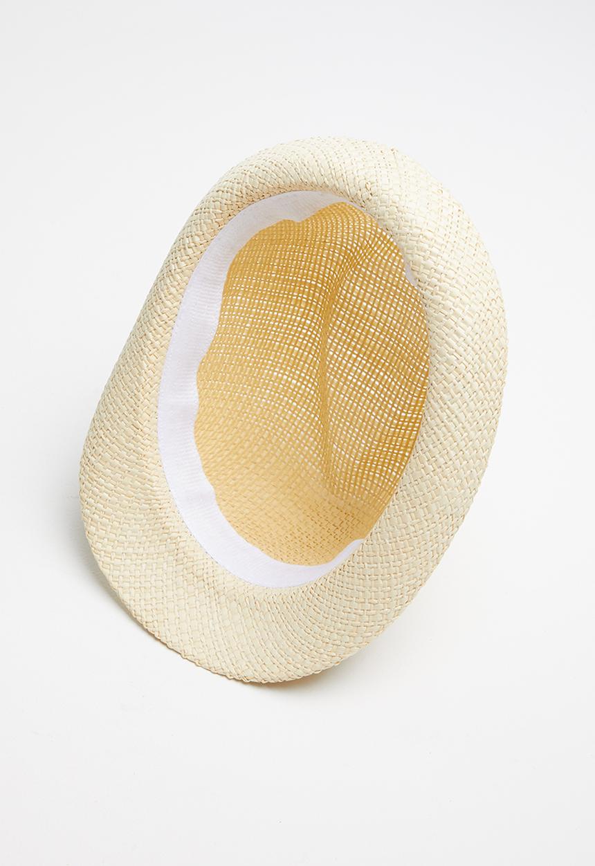 Superbalist - Trilby straw hat - natural