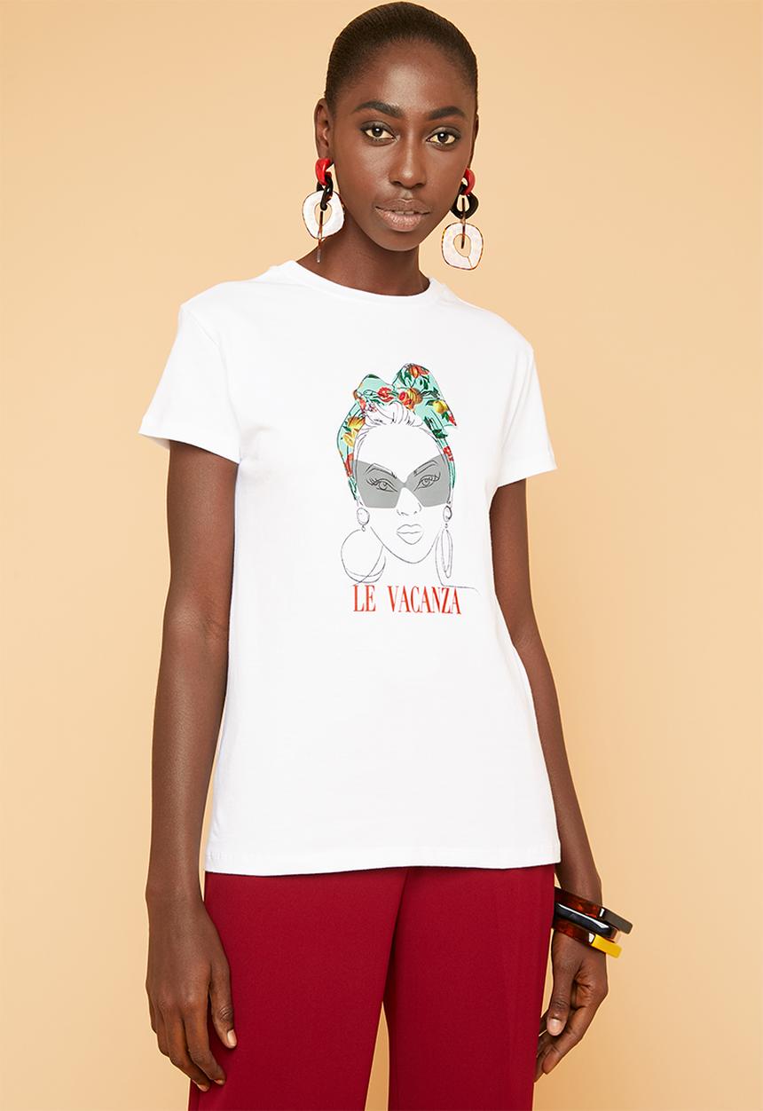Superbalist - La Vacanza printed tee - white