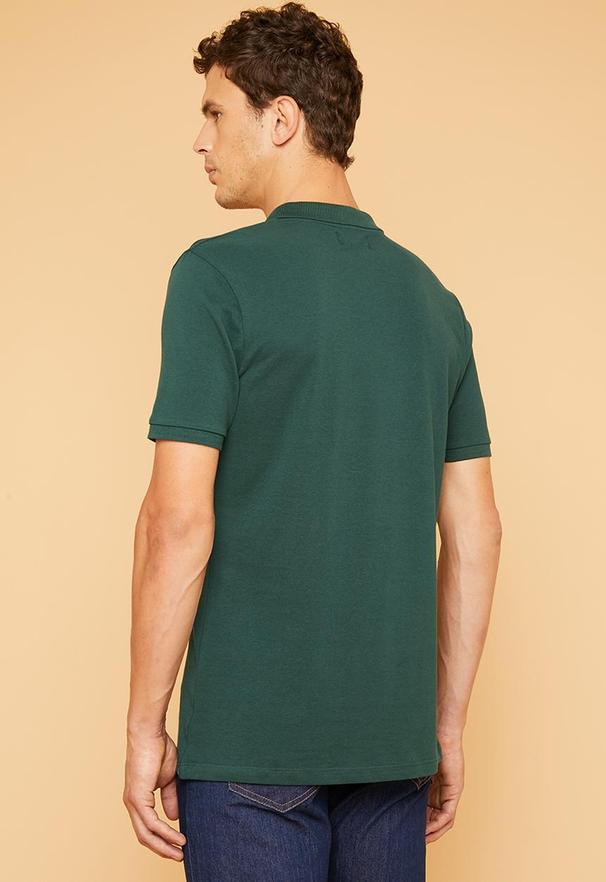 Superbalist - Pique slim fit golfer - green