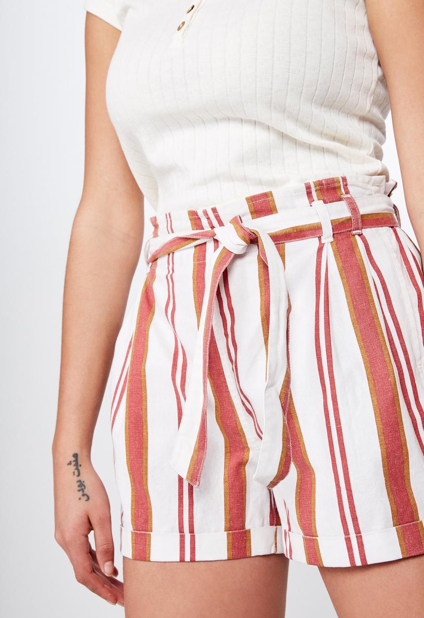 Cotton On - Riley high waist short - multi