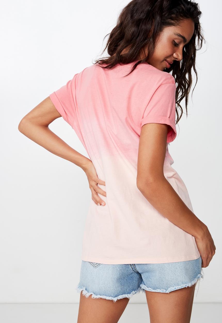 Cotton On - Classic slogan T-shirt - pink