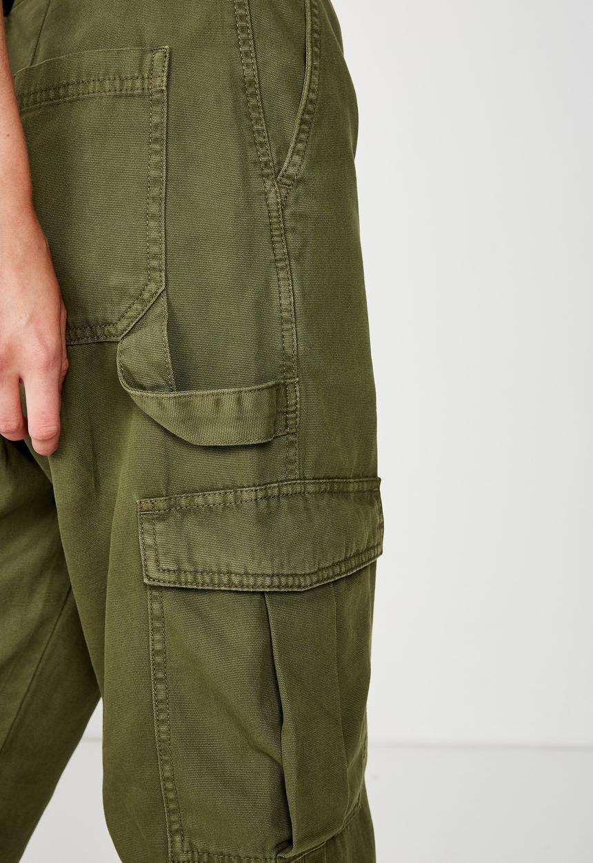 Cotton On - Breya utility pant - green