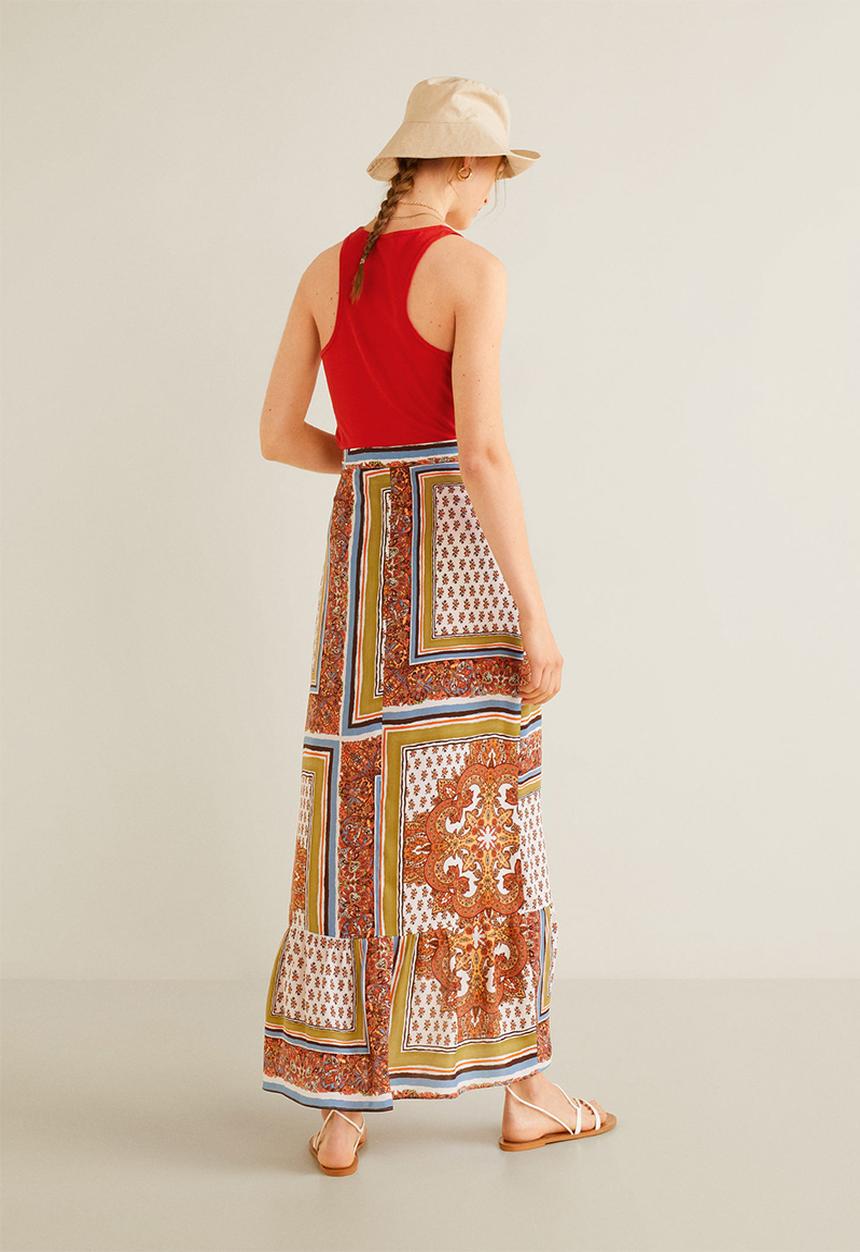 MANGO - Essential tank top - red