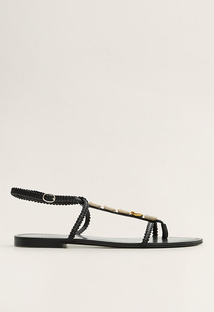 MANGO - Loque sandal - black