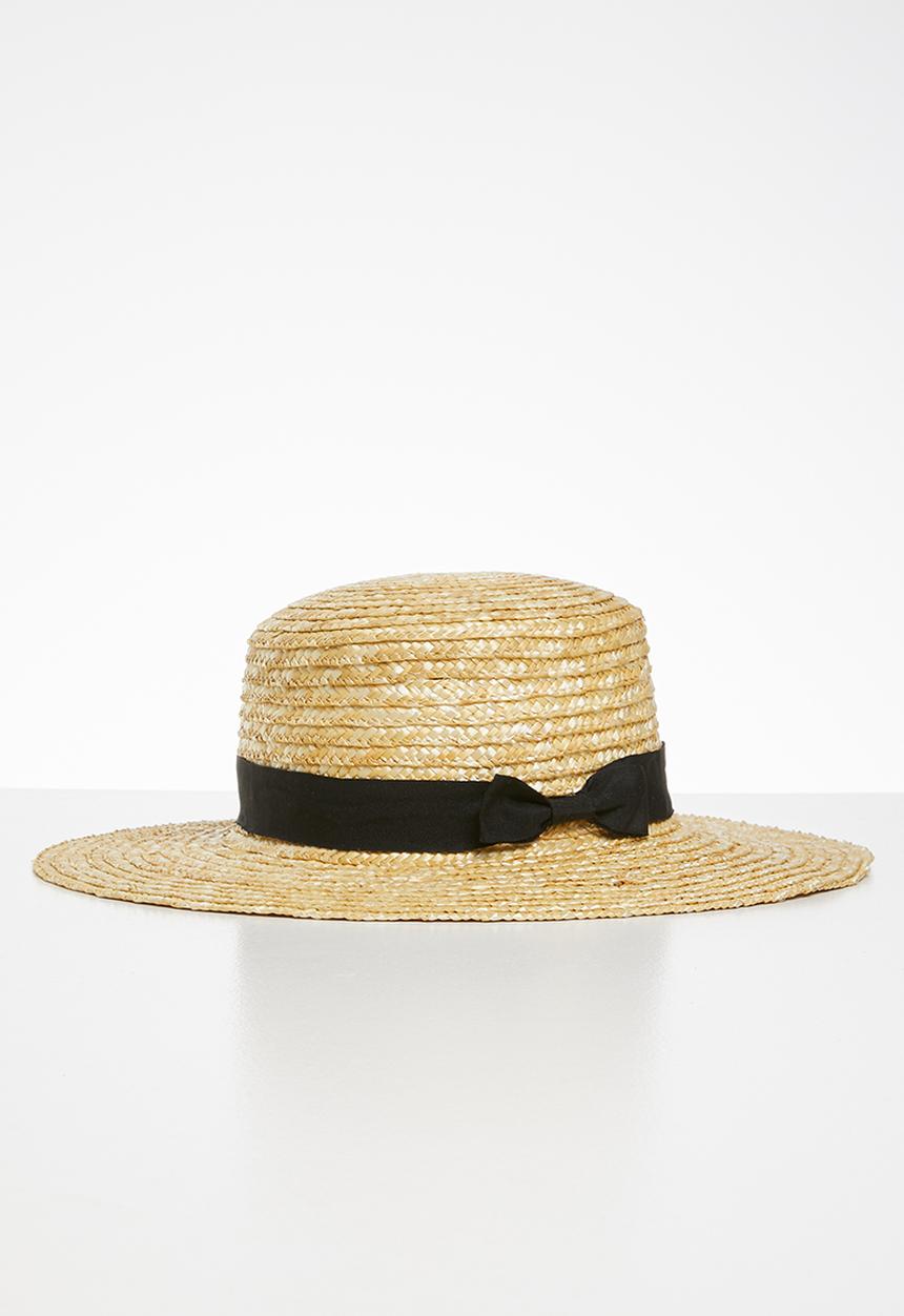 Superbalist - Straw boater hat - natural