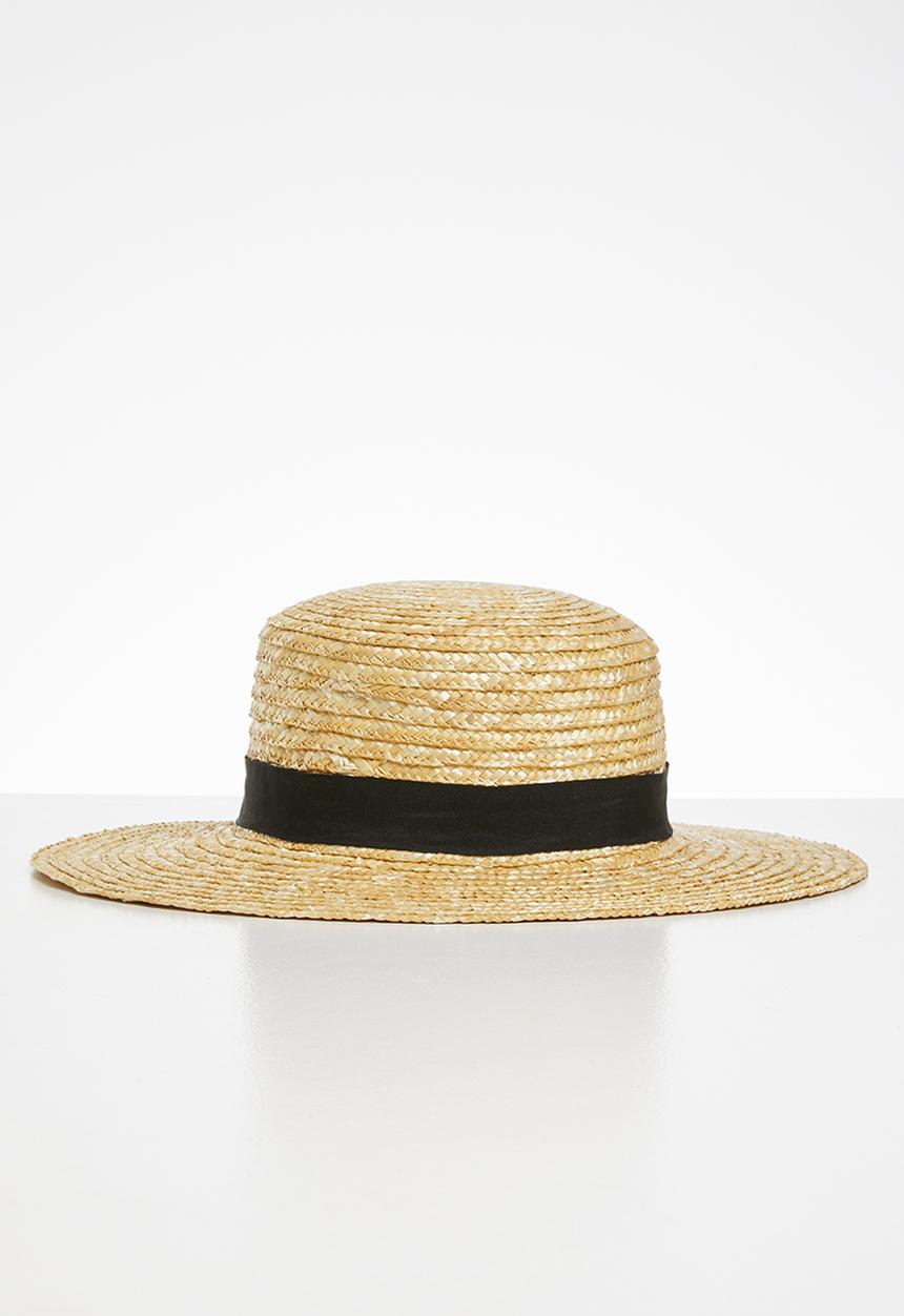 Superbalist - Straw boater hat - natural