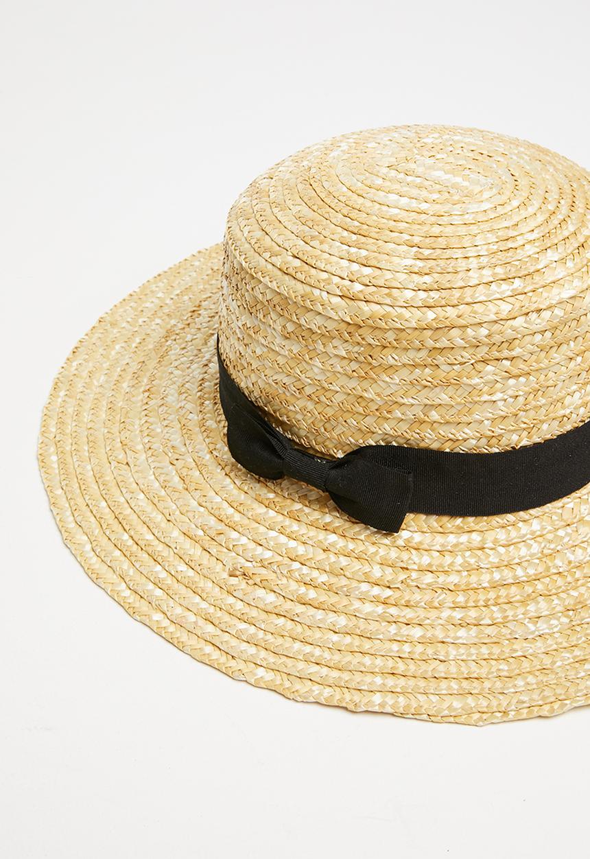 Superbalist - Straw boater hat - natural