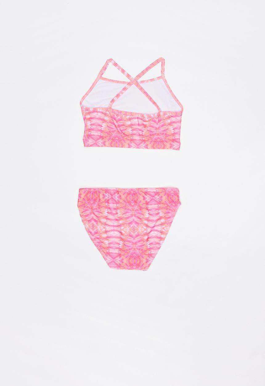 Rebel Republic - Printed 2 piece swimsuit - pink