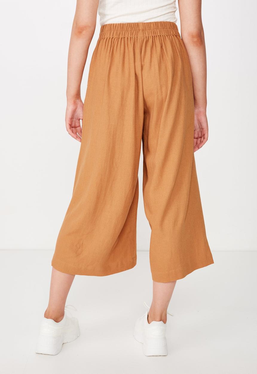 Cotton On - Luna button culotte - orange