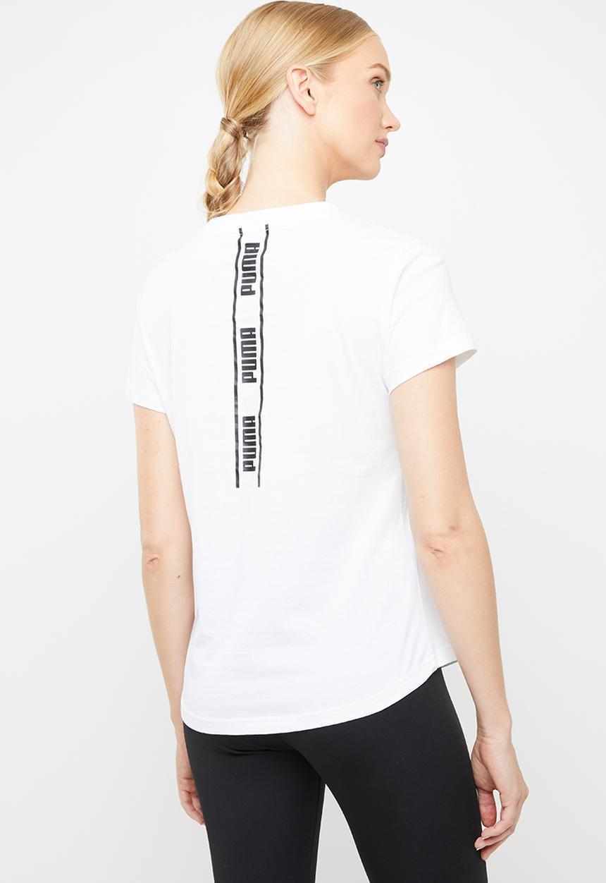 PUMA - Amplified tee - white & black 