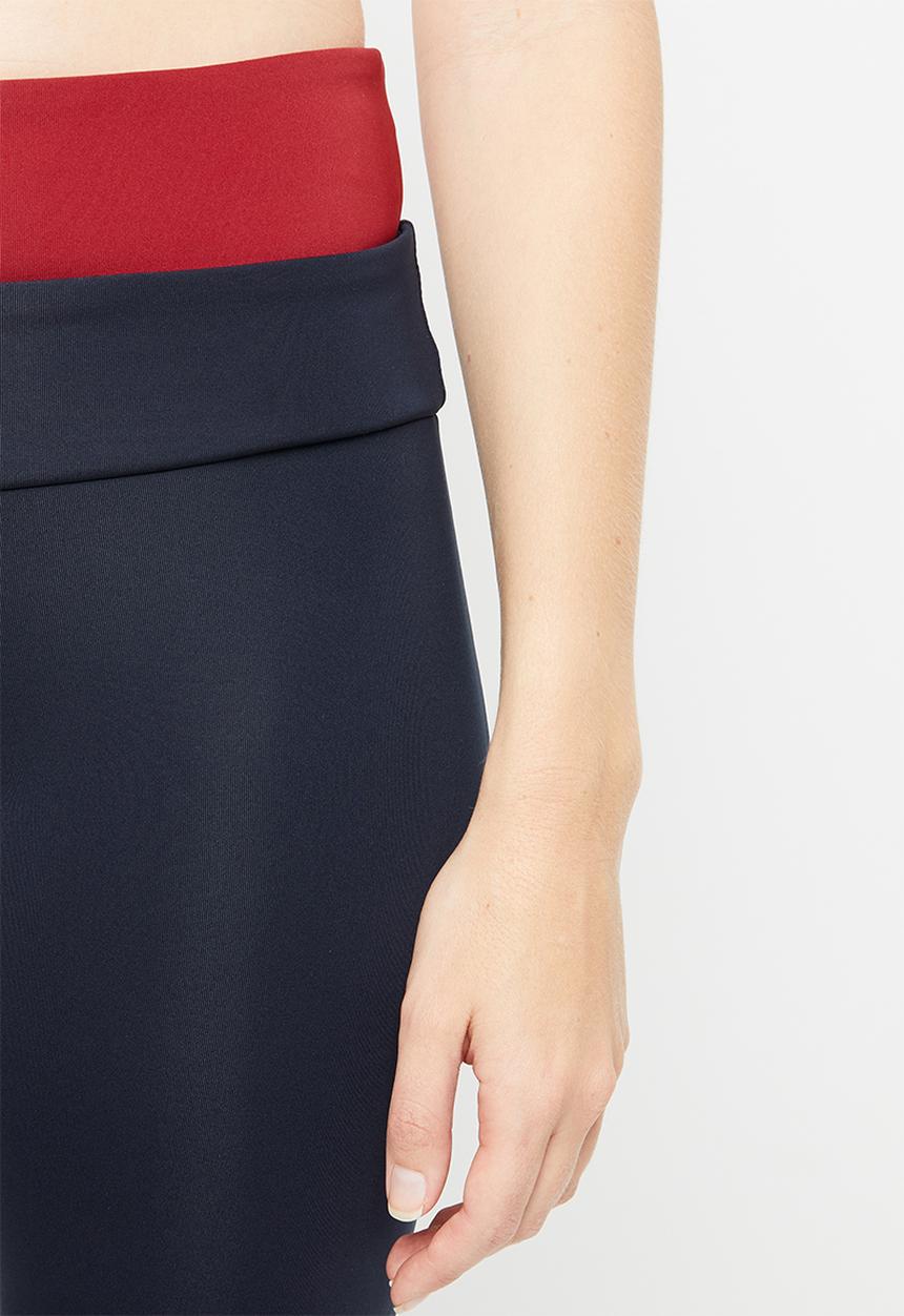 adidas - Womens Adidas colour block tights - multi