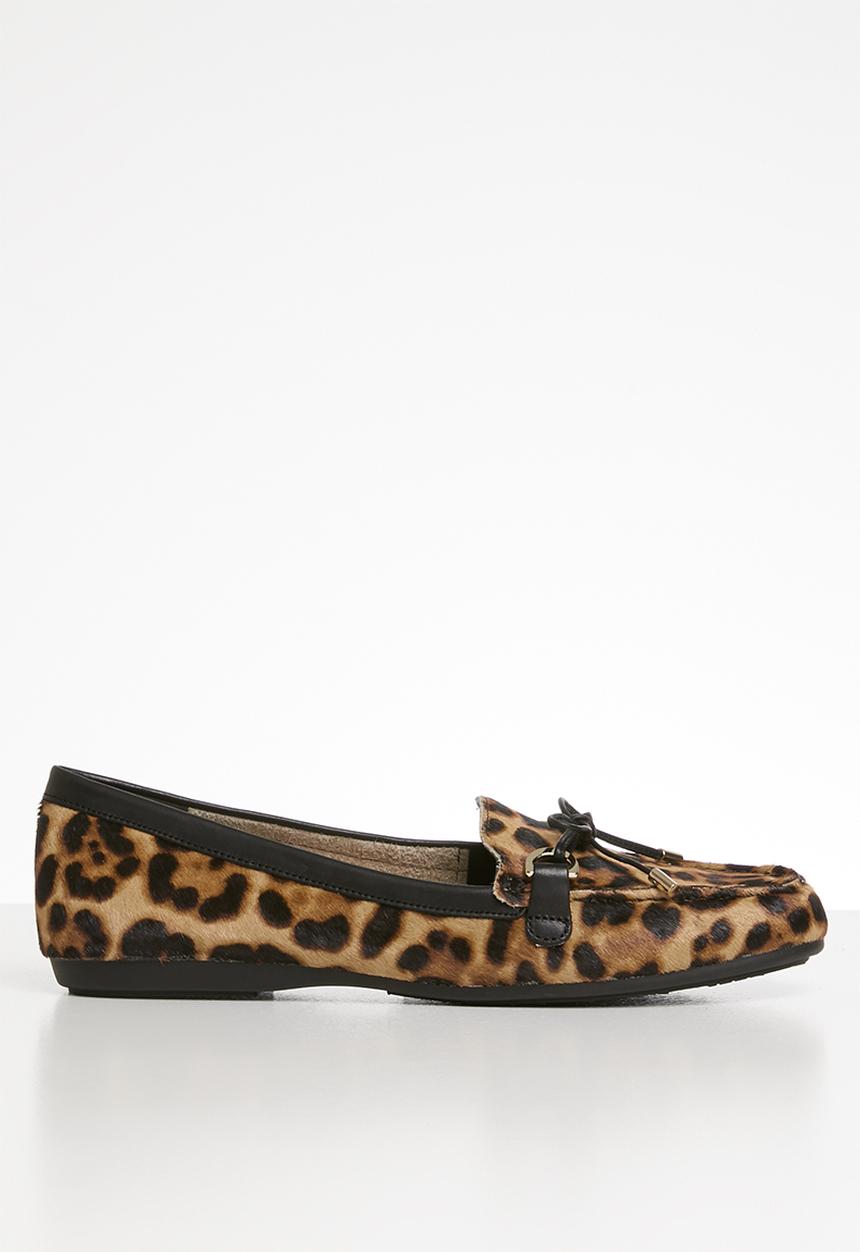 ALDO - Adrerini leather moccasin - brown multi