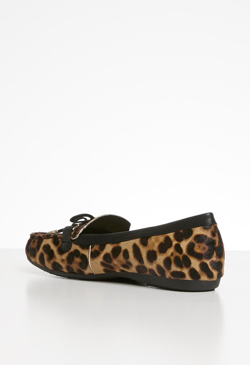 ALDO - Adrerini leather moccasin - brown multi