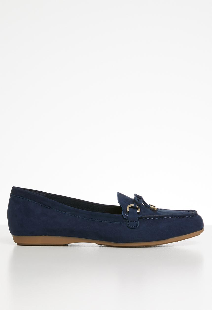 ALDO - Adrerini leather moccasin - navy